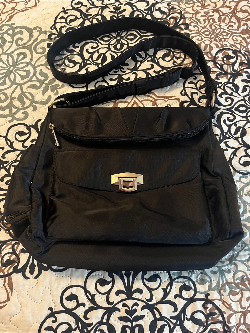 Travelon Black Nylon Organizer Bsg